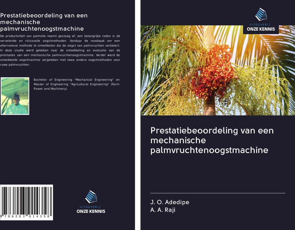 Prestatiebeoordeling van een mechanische palmvruchtenoogstmachine