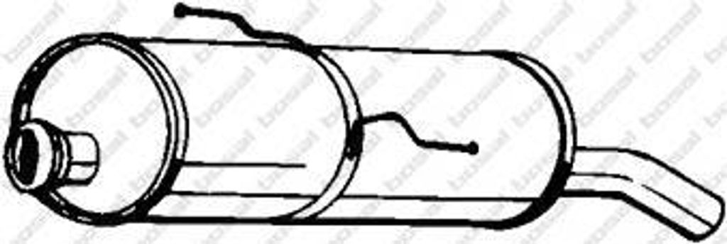 Bosal Endschalldämpfer 190-603