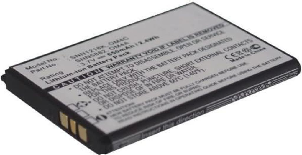 Akku für Motorola ASMOM4A-XE0A Li-Ion 3,7 Volt 500 mAh schwarz.