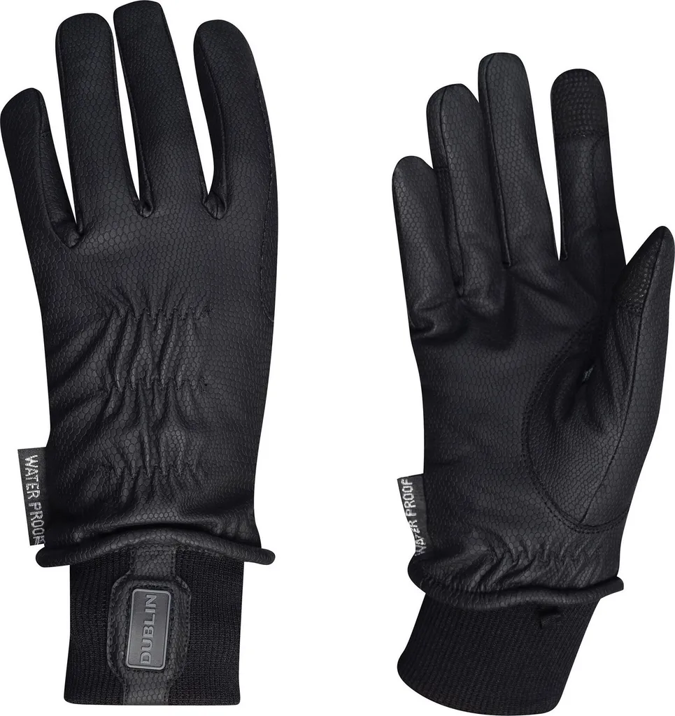 Gants d'équitation Dublin Thinsulate WB1985 Noir M pour monter à froid