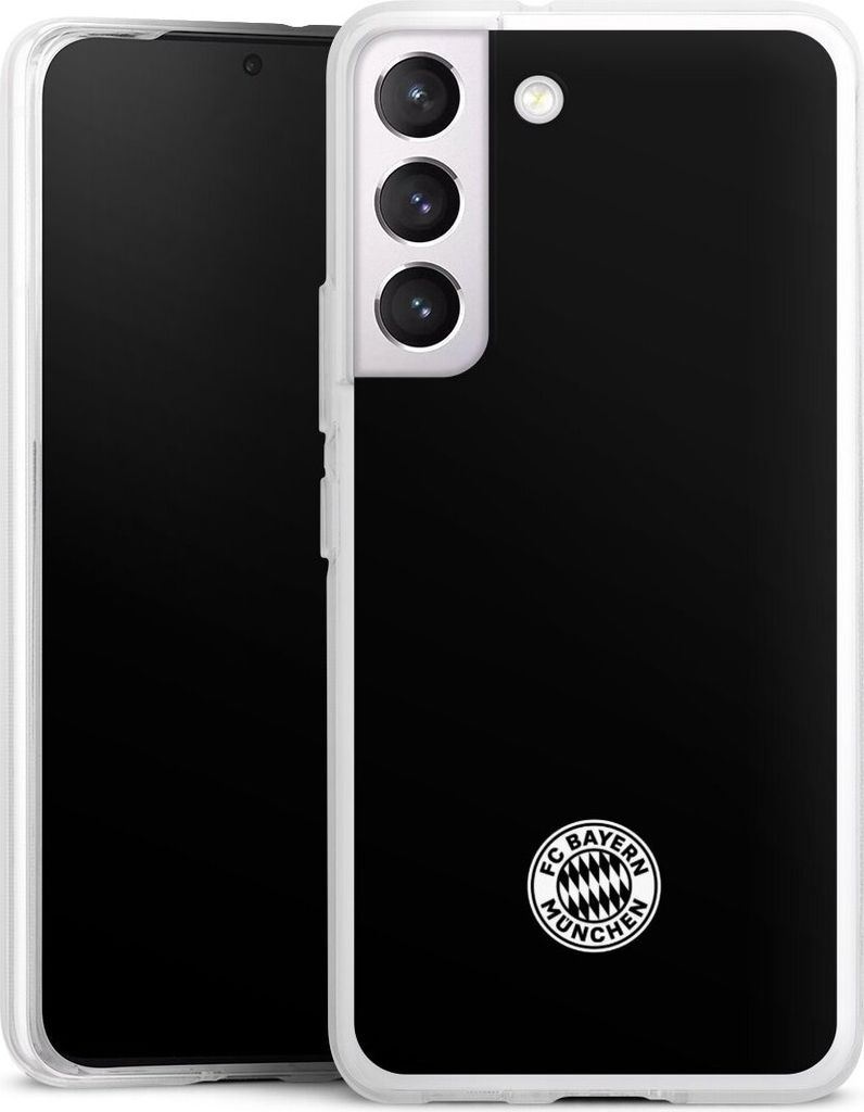 DeinDesign Handyhülle für Samsung Galaxy S22 Silikon Hülle Case Smartphone Schutzhülle FC Bayern München FCB Offizielles Lizenzprodukt