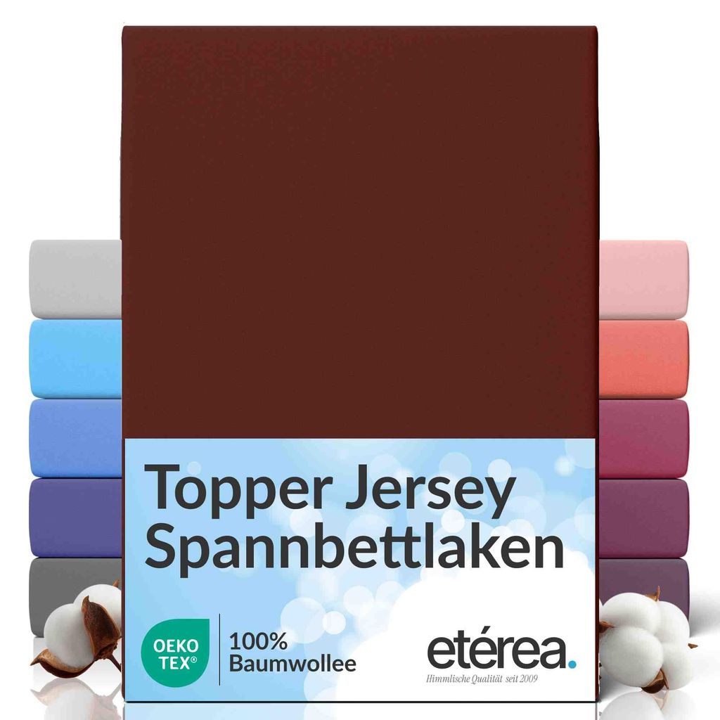 etérea Topper Jersey Spannbettlaken 140x200 - 160x200 cm – Produktbild 