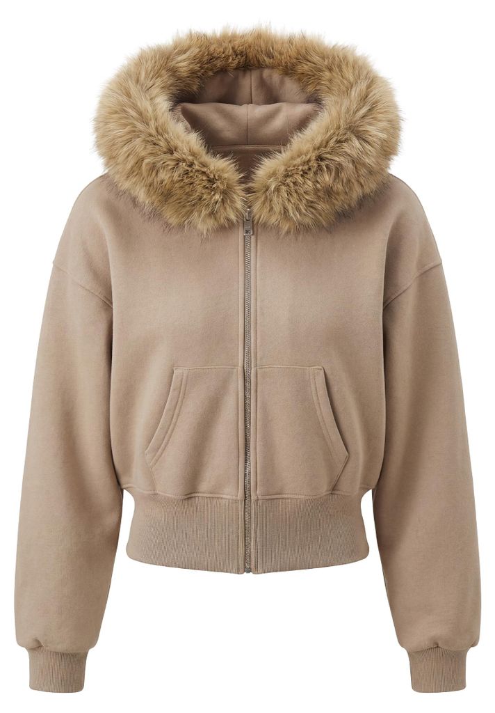 KRZY damen kapuzenpullover - braun, S Produktbild 