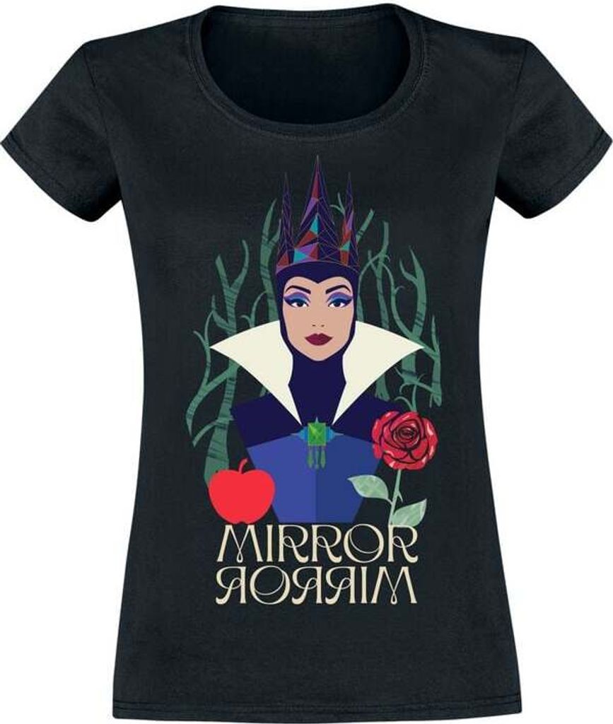 Schneewittchen T-Shirt Damen Mirror Mirror schwarz M