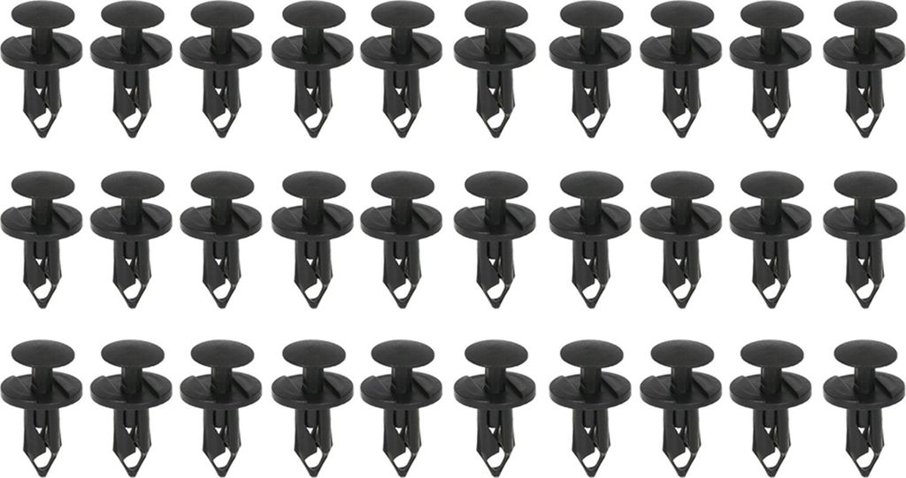 Attaches de pare-chocs en nylon Rivet d'aile 30PCS 8mm Image du produit 