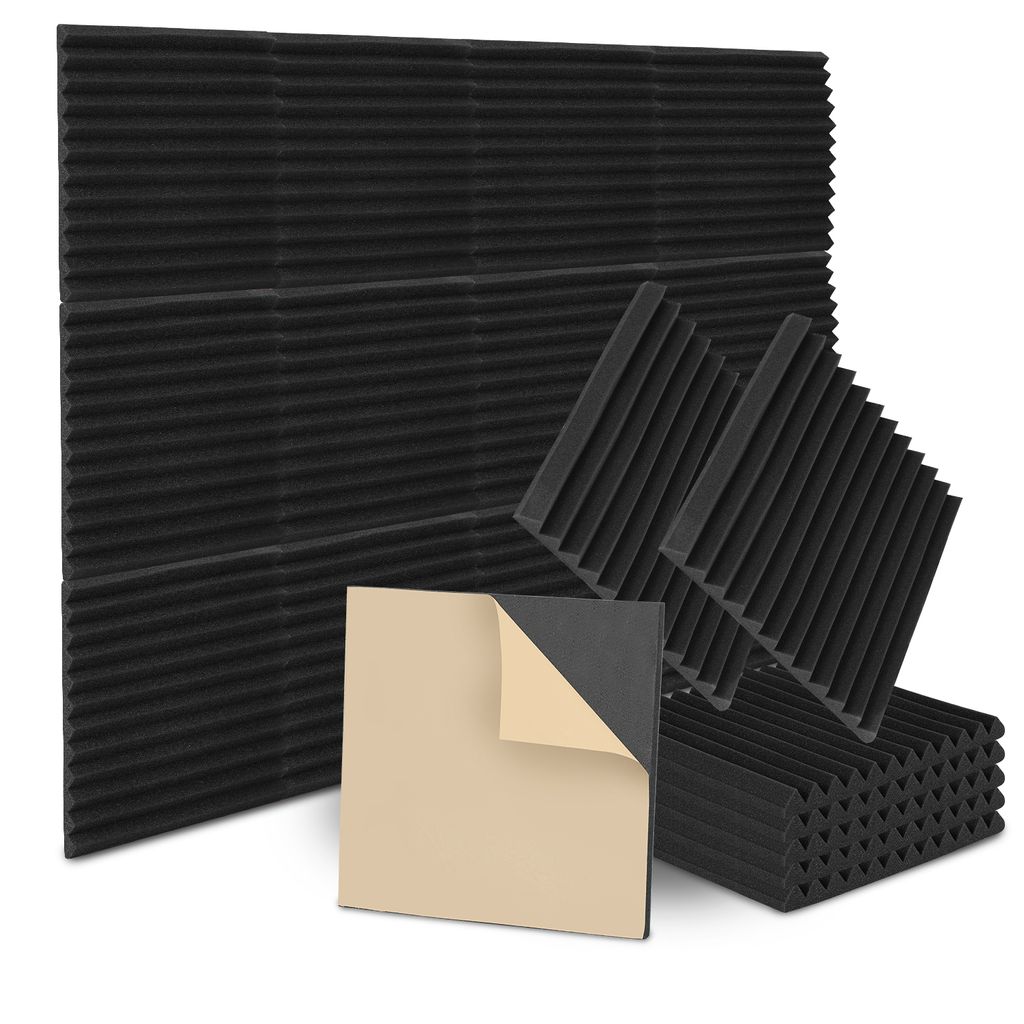 Jopassy Noppenschaumstoff (ca.30cm x 30cm x 2,5cm) Raum Akustik Schaumstoff Akustikschaumstoff Schall Dämmung