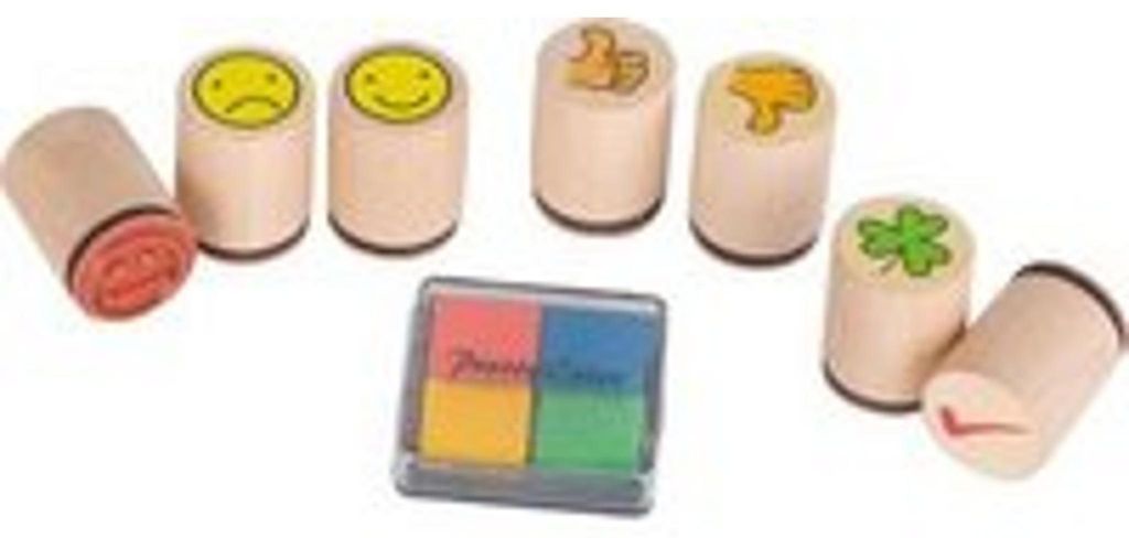 Goki Stamp cloverleaf, Smile ... (7 stamps), Súprava Obrázok produktu 