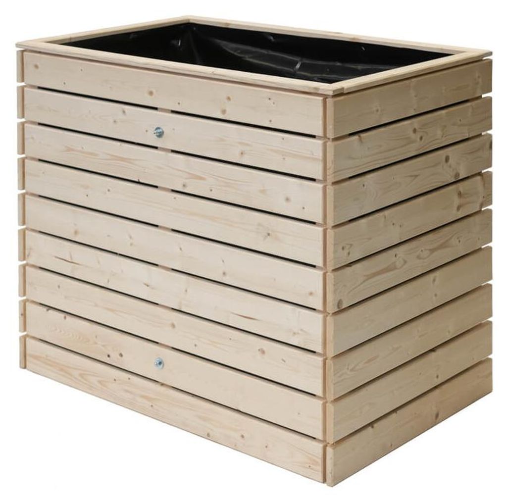 Westmann Asket M, houten verhoogde tuinbed zonder bodem, Productafbeelding 