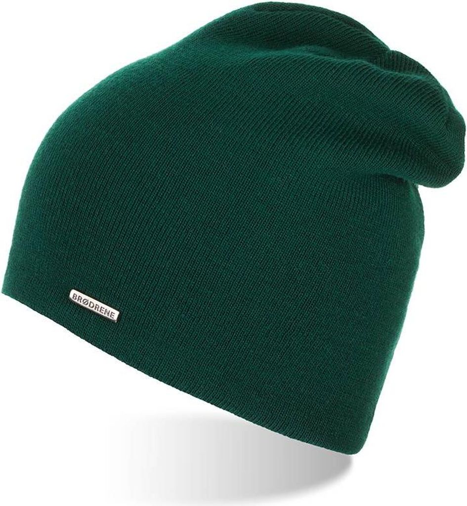 Brødrene Frauen Wintermütze mit Bommel Var grün Universal-