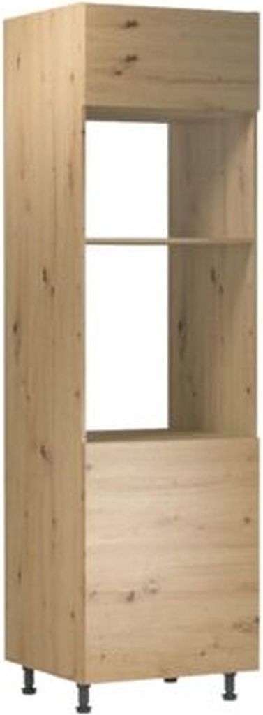 Küchenhochschrank für Backofen und Mikrowelle Einbauschrank Küchenschrank