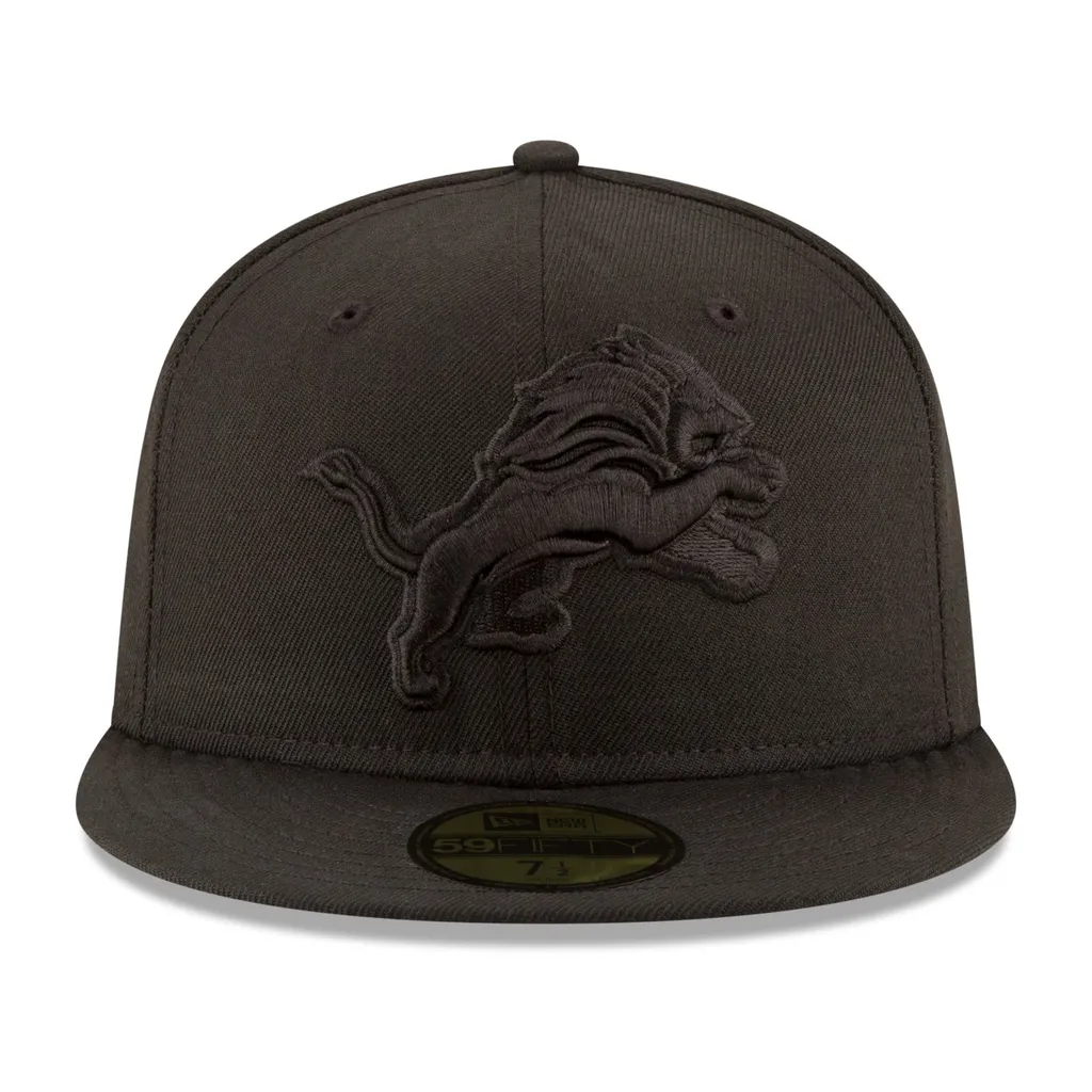 New Era NFL Detroit Lions 59Fifty Nero - Taglia 7 - Official Merchandise - 3