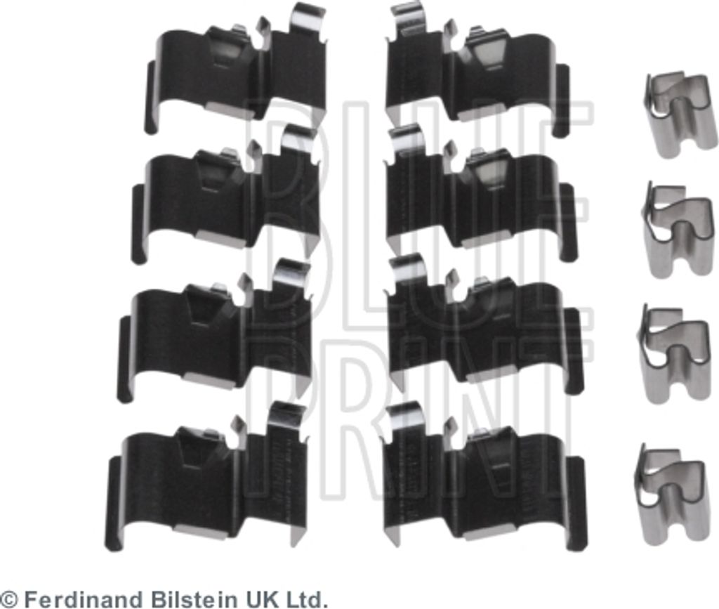 BLUE PRINT ADT348610 Zubehörsatz Scheibenbremsbelag Hinten für TOYOTA LAND CRUISER (KDJ12, GRJ12) LAND CRUISER 90 (J9) LAND CRUISER 150 (KDJ15, G...