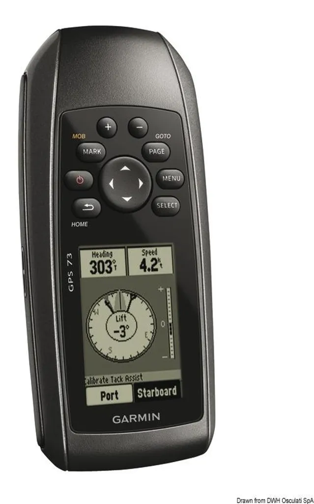 GPS portable Garmin 73 haute sensibilité pour navigation marine fiable