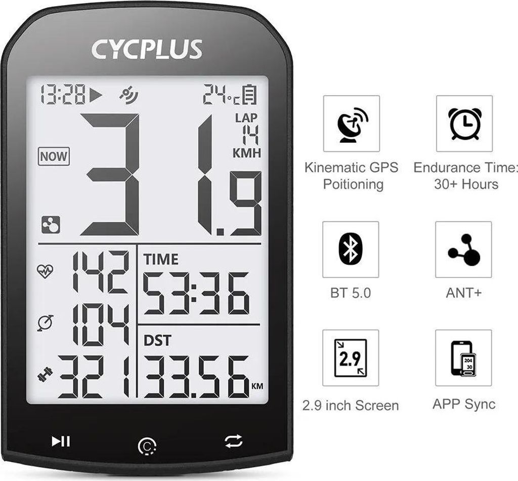 Cycplus M1 GPS Fahrradcomputer Campingausrstung