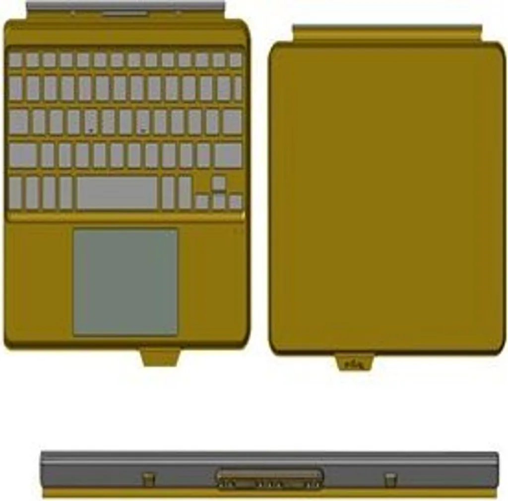 Clavier Amovible pour Samsung Active4 Pro avec Fixation Magnétique POGO