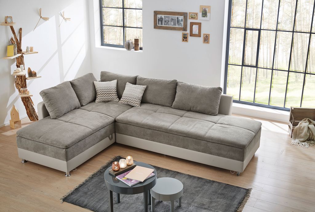 ECKSOFA-DAUERSCHLÄFER Doppelbett 306/223/95 cm Boxspring Produktbild 2