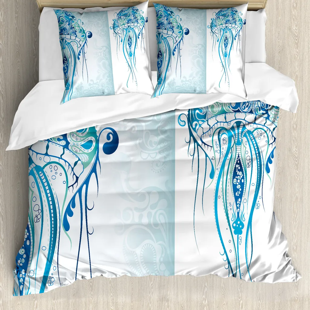 Set Letto Singolo 155x220 ABAKUHAUS | Ipoallergenico e Facile Lavaggio