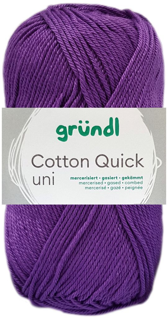 Gründl 100 g Cotton Quick Batik Baumwolle Stricken mercerisiert Wolle 8  Farben