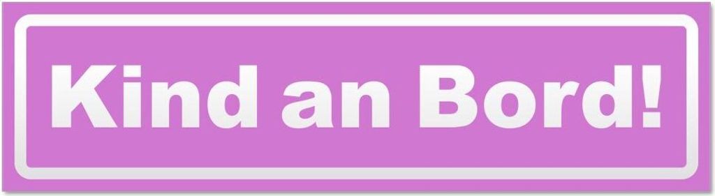 Kind an Bord! Invertiert - Hinweis Aufkleber Sticker für Auto, Kfz, Fahrrad, PKW, LKWFlieder - 60 x 16 cmKind an Bord! Invertiert - Hinweis Aufkle...