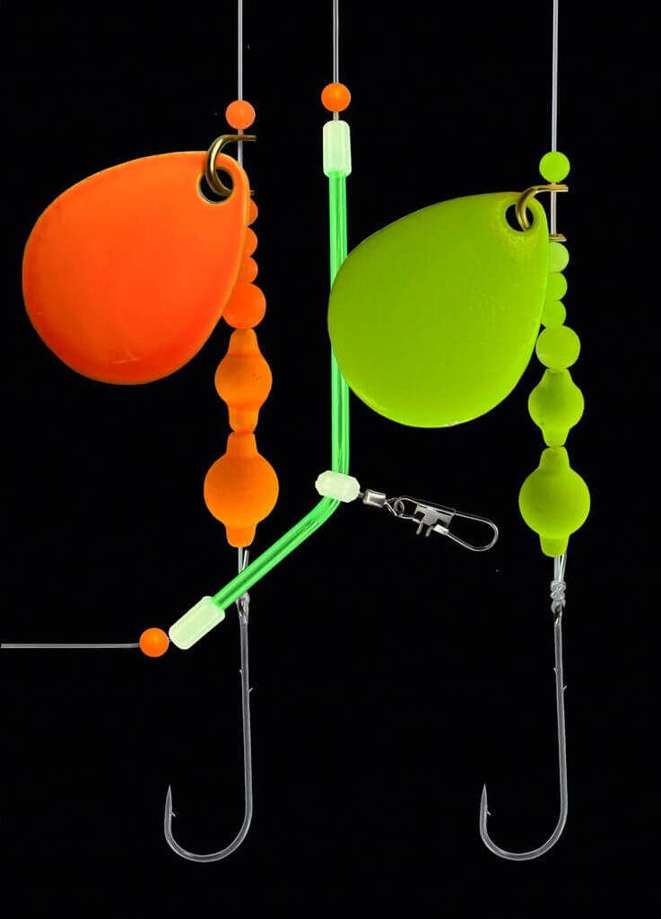 Jenzi Brandungsvorfach Dega Surf 1 Gelb Orange Schwarz