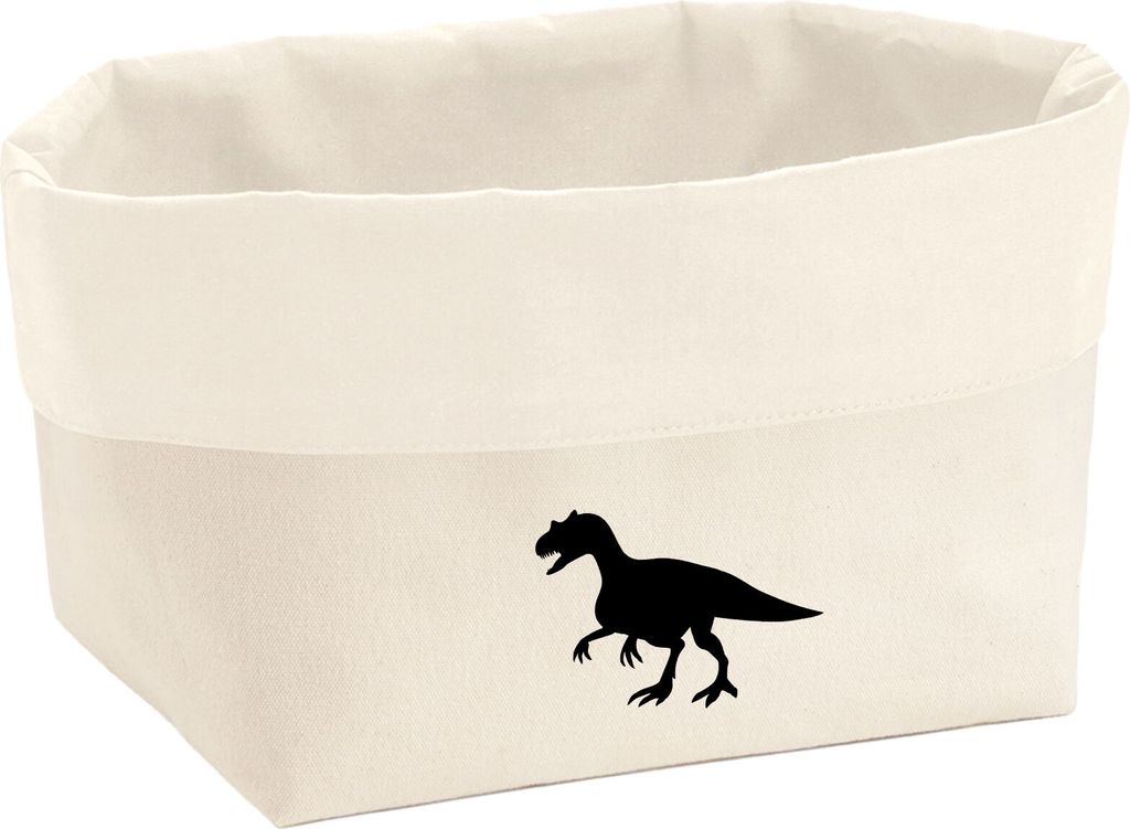 Huuraa Organizer Allosaurus Dinosaurier 8 Liter Large Canvas Baumwolle Utensilo Geschenkidee