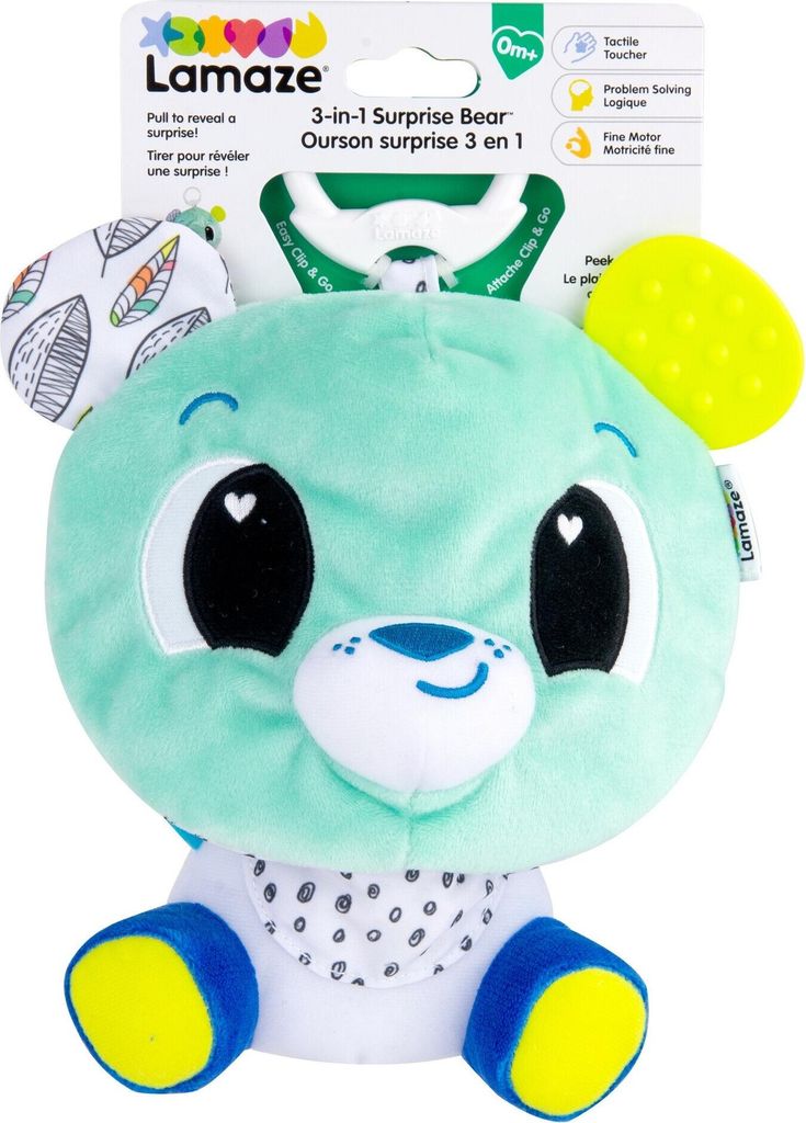 TOMY Lamaze Teddybär-Anhänger 3in1 L27469 Produktbild 