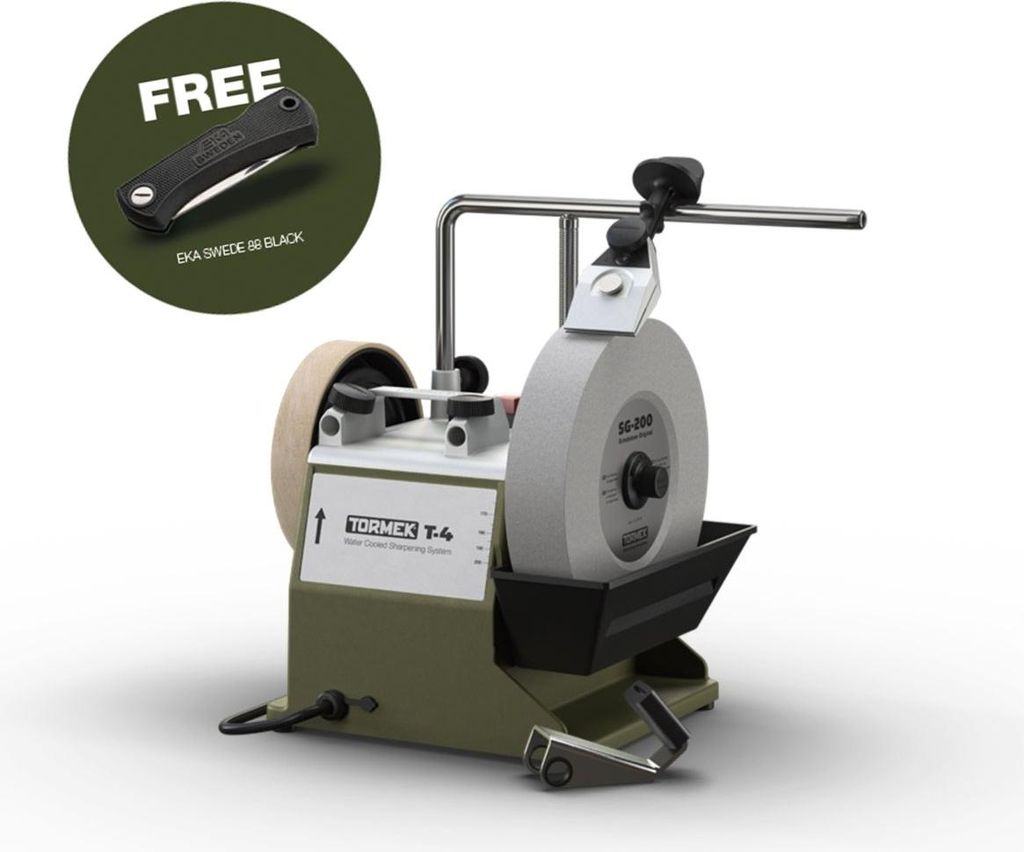 Tormek T4 Bushcraft Jägeredition SG-200 120W Schleifmaschine Axt Messer 421375/1