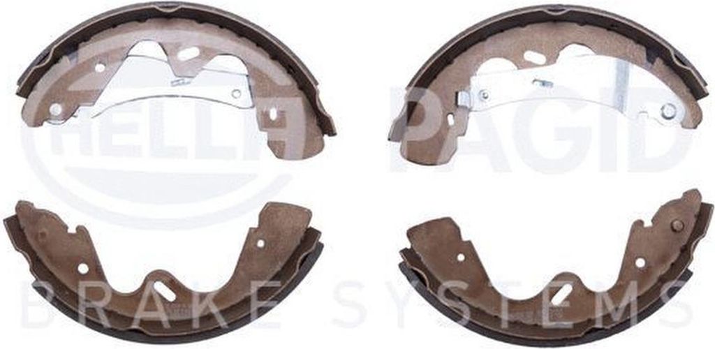 Bremsbackensatz Ø 280 mm 65 mm HELLA für u.a. NISSAN CABSTAR