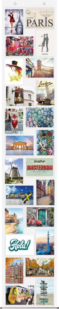 10 x 15 Fotovorhang für 24 Fotos Hoch- und Querformat Produktbild 