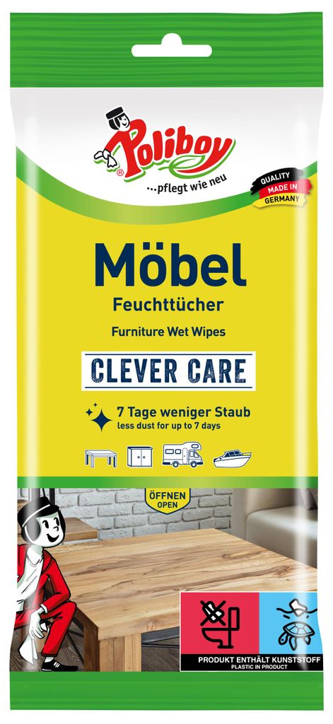 Poliboy Reinigungstücher Möbel Staubmeister - Inhalt 24 Produktbild 