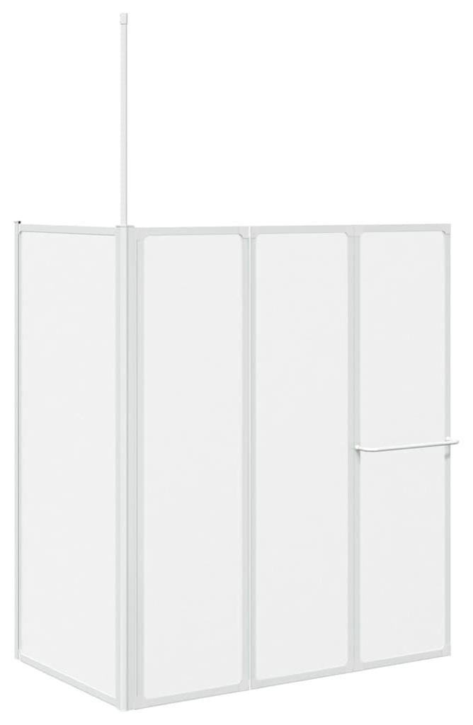 vidaXL Paroi de douche en L 70x120x137 cm 4 parties Pliable Image du produit 