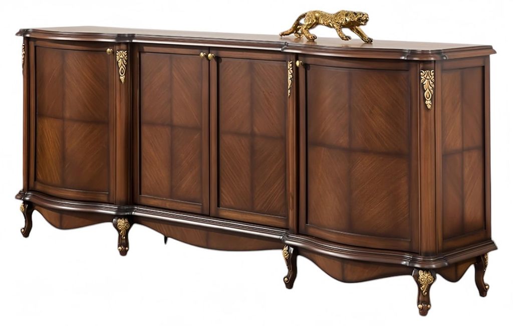 Sofa Set Arbeitszimmer Couchtisch Sideboard Premium Chefsessel 10tlg
