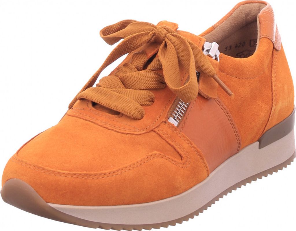 Gabor Sport Damen Schnürschuhe Sportlich Gummisohle Braun