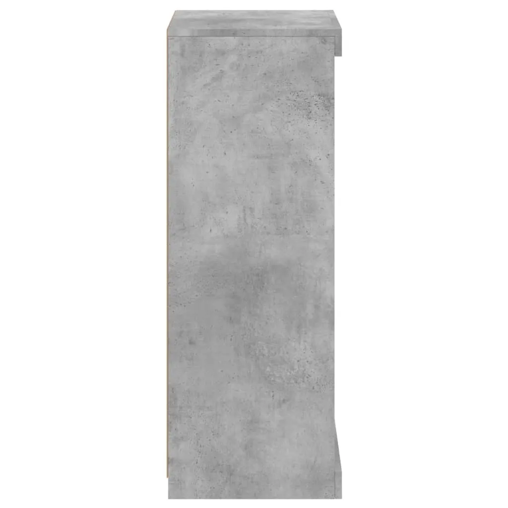 Credenza Maison Exclusive LED Grigio Cemento - Illumina la tua Casa - 7