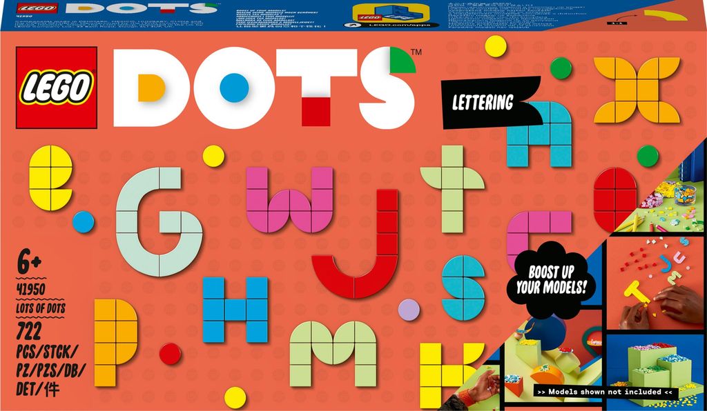 LEGO 41950 DOTS, Set de complementos XXL: Mensajes, kit Imagen del producto 