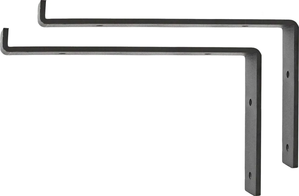 Supporti Mensola NEUKÖLLN Nero 250mm - Design Industriale Berlin