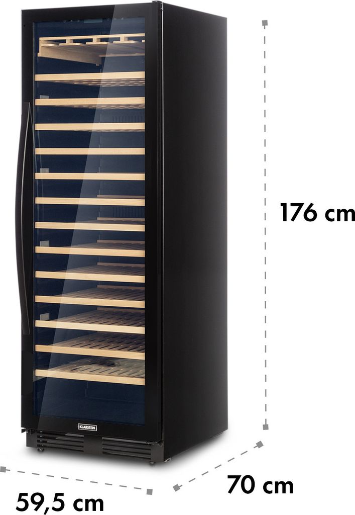 Klarstein Weinkühlschrank, 1 Zonen Getränkekühlschrank, Produktbild 7