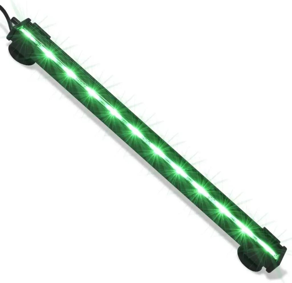 Rampe LED Multicolore pour Aquarium avec Bulles d'Air Intégrées 32 cm