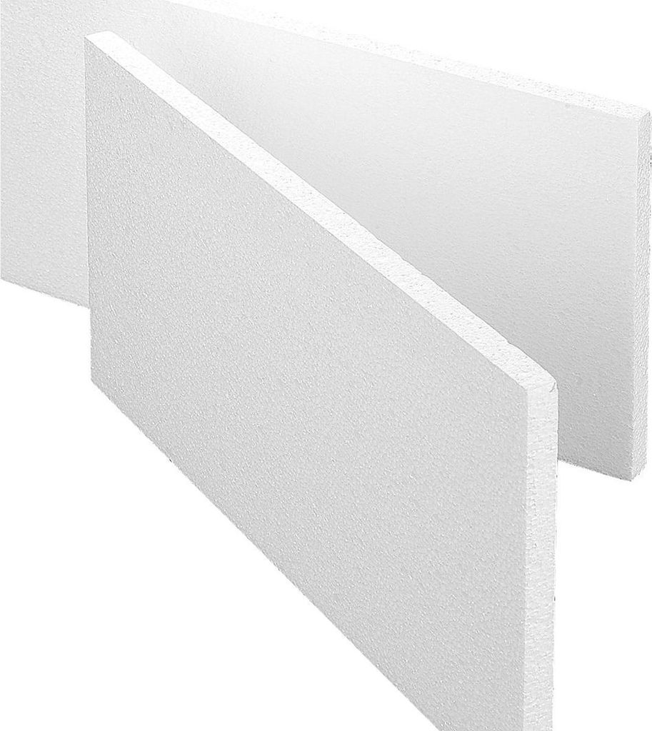 Styropor Platte 45x45x2cm Packung mit 3 Stück Produktbild 