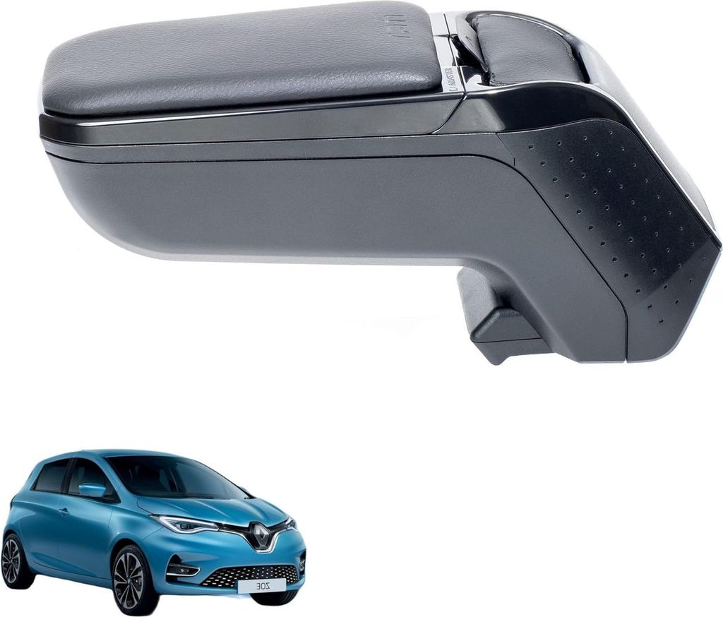 Rati Armster2 Armlehne für 2020 Renault ZOE schwarz mit Lagerung passt Konsole