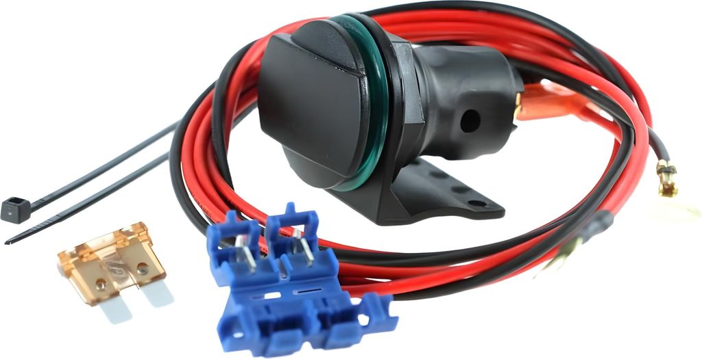 Zigarettenanzünder Normsteckdose SIP Style 12 Volt versenkbar inkl. Multihalterung für Vespa GTS Super Tech i.e i.e. 3V 4V Sport Touring HPE 125 ...