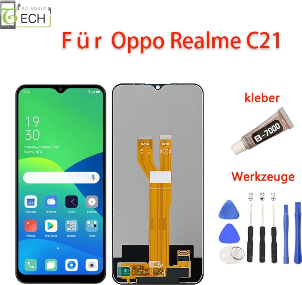Für Oppo Realme C21 LCD Display RMX3201 Bildschirm Touchscreen