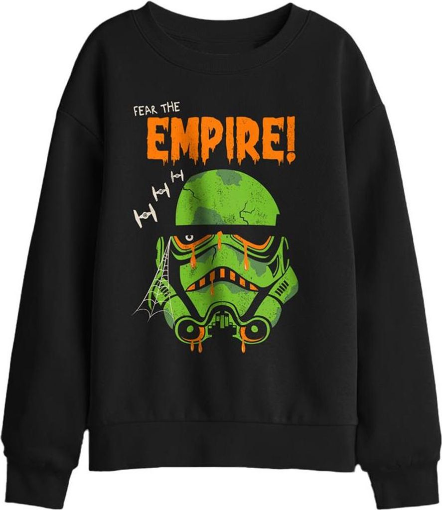 Star Wars - Sweatshirt für Kinder TV25816 (128) (Schwarz)