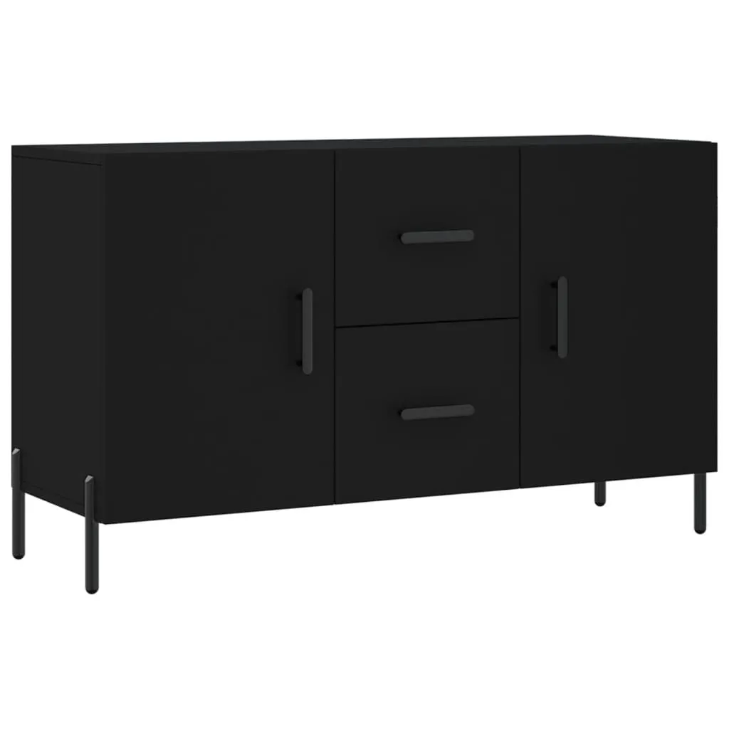SYFAX™ Credenza Nera 100x36x60 cm in Legno Multistrato