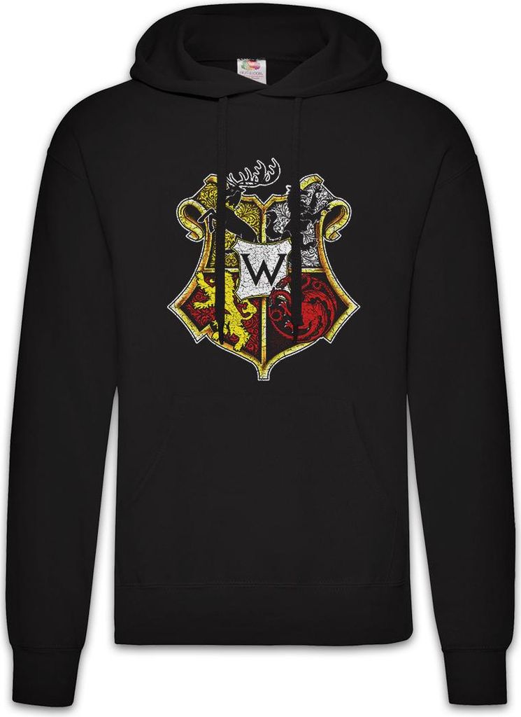 Urban Backwoods Westeros School, Herren Hoodie, Farbe: Schwarz, Größe: S