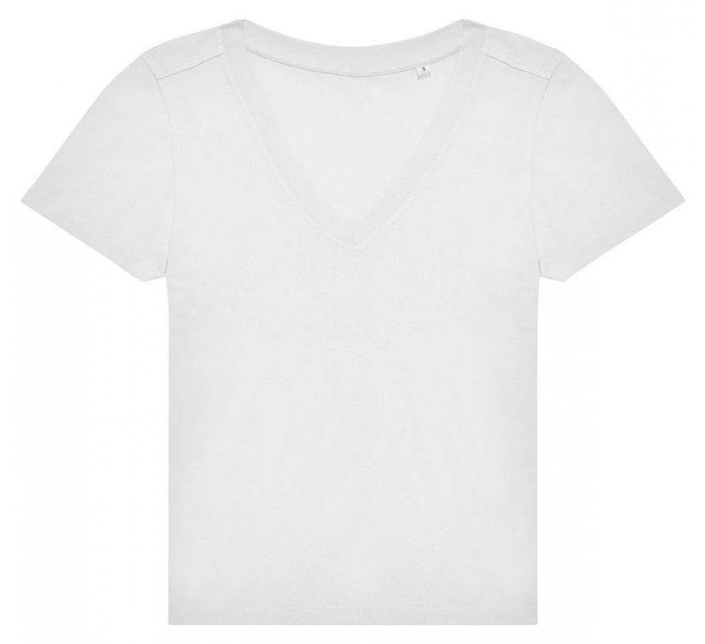 B&C - "#E150" T-Shirt V-Ausschnitt für Damen RW10561 (M) (Weiß)