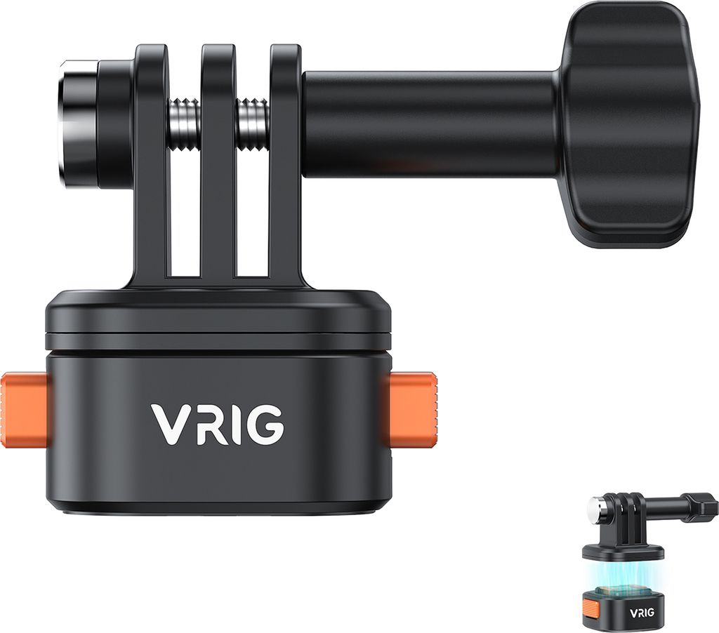 VRIG AC14 Claw Mini-Sportkamera, magnetischer Schnellwechsel-Halterungsadapter, Stativhalterung mit 1/4 Zoll Schraubenloch, Ersatz fuer GoPro Hero ...