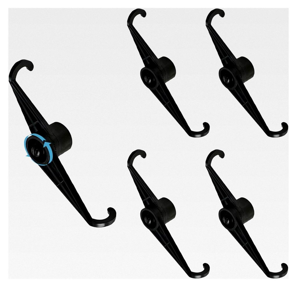 Low Stress Training Clips, Pflanzenformer für Knospen, 5 Stück, 360 Grad drehbar, verstellbar für Obstbaum, Stammformer und Spanner für Garten,...