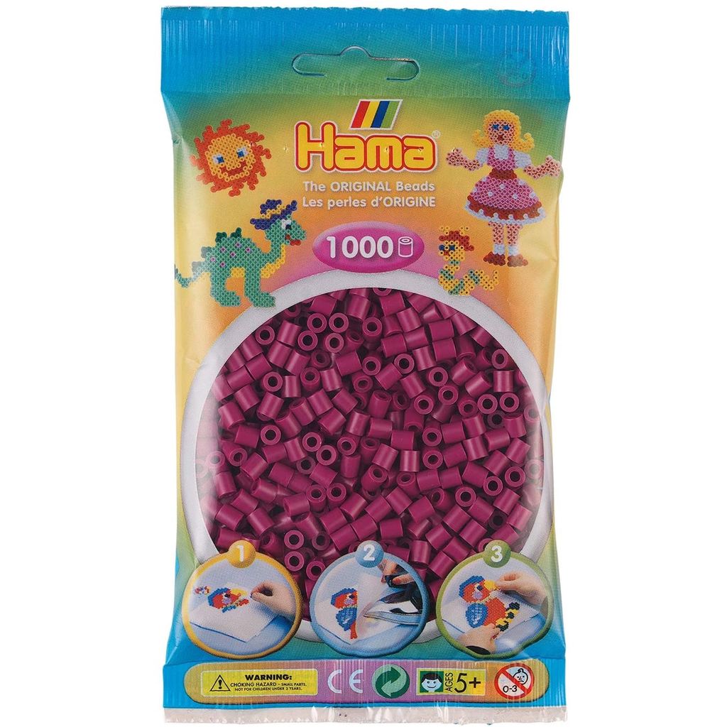 Hama 207-82 Hama Bügelperlen midi, pflaume, im Beutel Obrázek produktu 