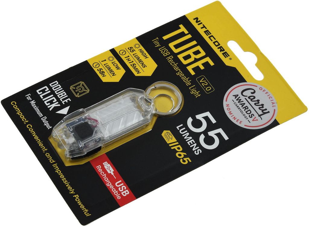 Nitecore TUBE 2.0 Mini LED Taschenlampe, mit Micro USB, Produktbild 
